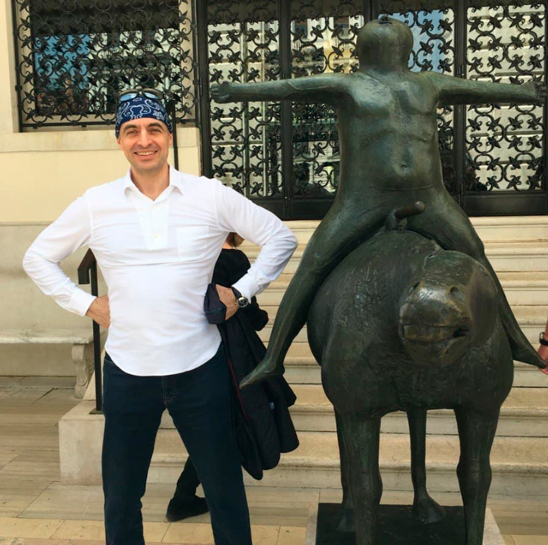 Ulvi Kasimov at The Peggy Guggenheim Collection in Venice, Italy
